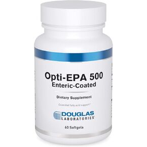 Douglas Laboratories Opti-EPA 500 | Enteric-Coated to Support Brain, Eyes, Pregnancy and Cardiovascular Health | 60 Softgels
