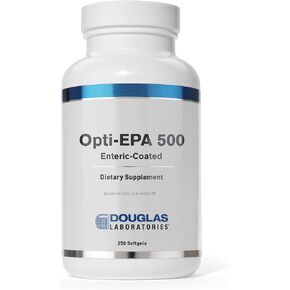 Douglas Laboratories Opti-EPA 500 | Enteric-Coated to Support Brain, Eyes, Pregnancy and Cardiovascular Health | 60 Softgels in Saudi Arabia