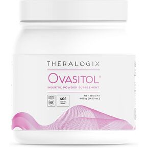 Theralogix Ovasitol Inositol Powder - 90-Day Supply - Myo-Inositol & D-Chiro Inositol for Hormone Balance & Ovarian Function Support* - NSF Certified - 400 g (180 Servings)