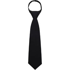 Boys Tie Adjustable Pre-tied Ties for Boys Kids Aged 5-12 for School Wedding Party Uniforms Graduation Banquet Prom