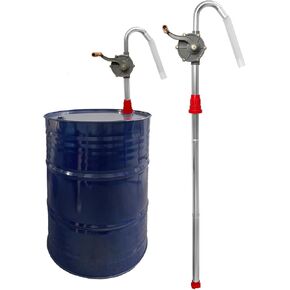 55 Gallon Drum Pump, Barrel Pump 55 Gallon, Manual Barrel Pump Fits 5 to 55 Gallon, Aluminum Drum Pump for Diesel Fuel Gasoline Kerosene Transfer