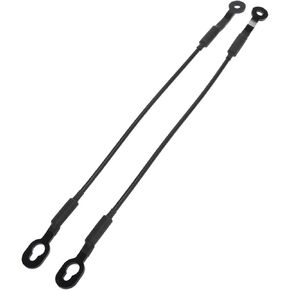 Pair Rear Tailgate Cables Lift Gate Support Straps Pickup for Chevy S10 1994-1998 2000-2004 38534 15683449 Replacement Car Parts