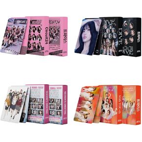 4Pcak/220Pcs Twice Photocards Lomo Cards Set Kpop Twice Album Photo Cards Fans Merchandise