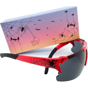Web Pattern Eyeglasses for Kids - Perfect for Kids Gift for Everyday Wear, UV-Protective Glasses
