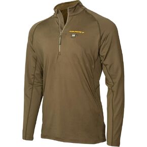 Muddy Outdoors Men's Nucleus Heated Base Layer Shirt Brown Clay Large