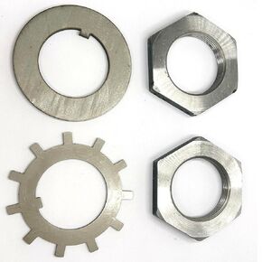 Axle Spindle Nut Kit for Dexter K71-341-00-10K/12K/15K Heavy Duty Shafts