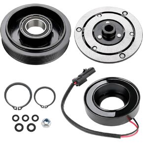 JDMON AC Compressor Clutch Assembly Repair Kits Compatible with 2002-2005 Jeep Liberty, Dodge Dakota Durango Ram 1500 2500 3500 3.7L 4.7L 5.9L, Compatible with 2002-2003 Dodge Dakota, Replace 55037466