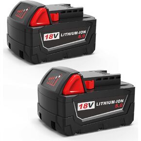18V 48-11-1880 8.0AH Replacement for Milwaukee m18 Battery,Compatible with All Power 18V Milwaukee Power+ Tools
