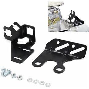 Throttle Kickdown Transmission Cable Bracket for Chevrolet 265-400 SBC and 396-454 BBC 8031 (Black)
