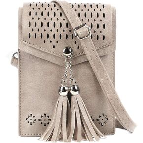 seOSTO Womens Small Crossbody Bag For Woman, Tassel Wallet Purse，Gifts For Teenage Girls