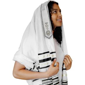 Jesus Name Prayer Shawl Tallit 72"x 22" with Bag For Men & Women By HalleluYAH