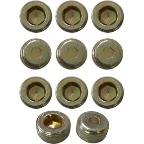 Sherco-Auto Replacement for Cummins Thread-In 24 Valve 5.9L - 6.7L Cylinder Head Freeze Plug Kit - 11 Pieces