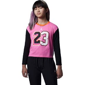 Nike Jordan New Heritage Big Kids Girls Long Sleeve T-Shirt