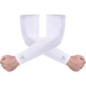D.R.I.P Over Skill Sports Compression Arm Sleeves, 4-Way Flex Fabric, Anti-Slip Design, Wicks Moisture, UPF 50 Sun Protection