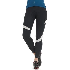 Santic Women's Bike Pants Cycling Tights 4D Padded Bicycle Long Trousers Breathable & Quick Dry