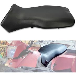 HECASA Seat Replacement Compatible with 2005-2014 Polaris Sportsman 400/450/500/600/700/800 Hawkeye 400 Black Leather Seat Cover Replacement for 2683433-070 2684882-070