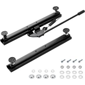 Seat Slider, Seat Track Assembly Kit with Hardware, Fits for Go Kart Go Cart Seats, Bucket Seats, Universal