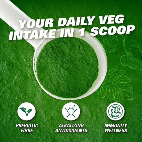 EHP Labs OxyGreens Super Greens Powder - Daily Greens Spirulina, Greens Superfood Powder & Greens Supplements Powder, Supergreens Antioxidants & Immunity Support, 30 Serves (Forest Berries) in Kuwait