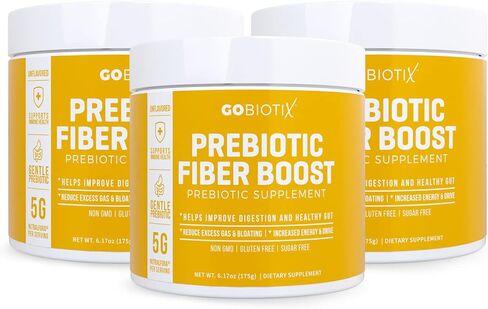 GOBIOTIX Fiber Supplement - Prebiotic Soluble Fiber Powder, Supports Gut Health and Digestive Regularity - Gummies Alternative - Gluten & Sugar Free, Keto, Vegan - 1 Scoop Daily, 35 Servings (1 Pack) in Saudi Arabia