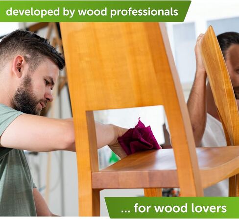 Nordicare Linseed Oil for Wood - 100% Pure & Natural Linseed Oil for Entire Indoor Area - Food-Safe Raw Linseed Oil for Wood Furniture - Underlines the Original Wood Structure - Made in Denmark (34oz) in Saudi Arabia