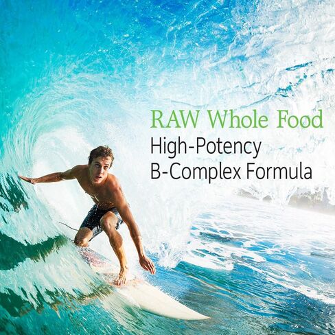 Garden of Life Raw B Complex - Vitamin Code - 60 Vegan Capsules, High Potency Vitamins for Energy & Metabolism with B2 Riboflavin, B1, B3, B6, Folate, B12 as Methylcobalamin & Biotin Plus Probiotics in Saudi Arabia
