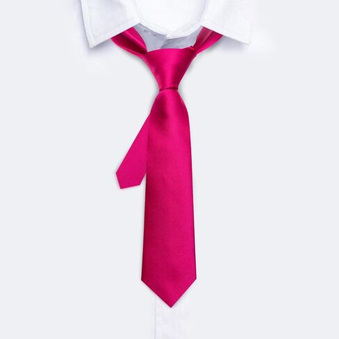 Barry.Wang Ties for Boys 47.2" Self-Necktie Kids and Pocket Square Set Teenager Uniform Graduation Performance Age 6-15 in Saudi Arabia