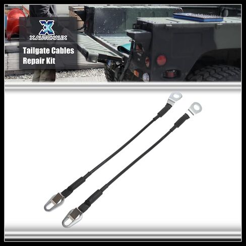 Pair Rear Tailgate Cables Lift Gate Support Straps Pickup for Chevy Silverado for GMC Sierra for Cadillac Escalade for Hummer H2 16637944 Durable Material in Saudi Arabia