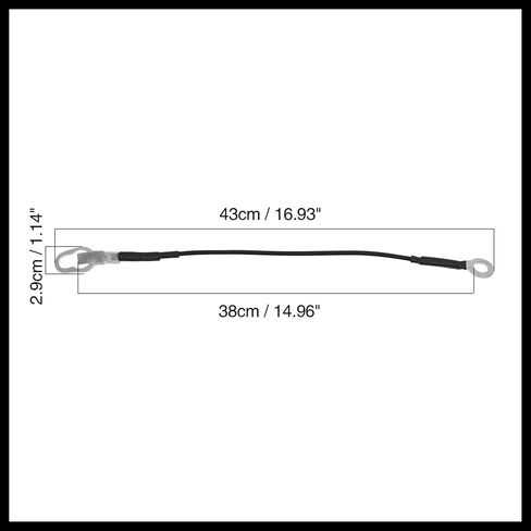 Truck Tailgate Lift Support Cables for Ford for Ranger 1993-2001 2003 2004 2006 2007 2008 2 Pcs Durable Material in Saudi Arabia