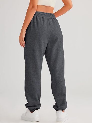 AUTOMET Women's Casual Baggy Fleece Sweatpants in Kuwait