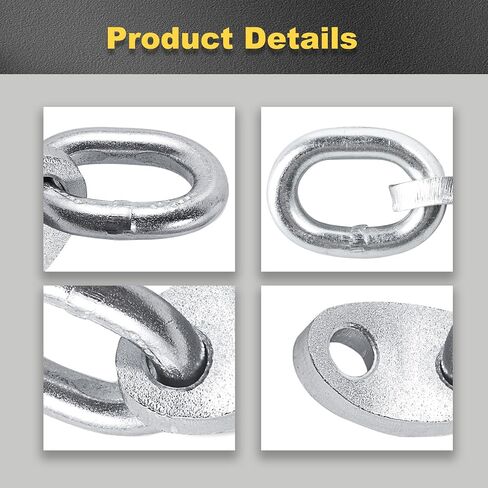 2-Pack Engine Lifting Bracket Set, Engine Support Bar (Working Load Limit of 5,500 lbs) for Use with Lifting Slings, Load Levelers (Silver, 2-Pack) in Saudi Arabia