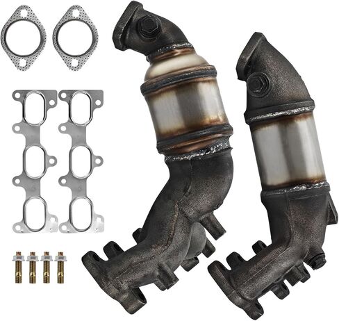 محول حفاز مناسب لسيارة Hyundai Tucson 2005-2009 لكيا سبورتاج 2005-2010 Sport V6 2.7L يسار يمين فقط محرك العجلات الأمامية 674-944 674-677 in Kuwait