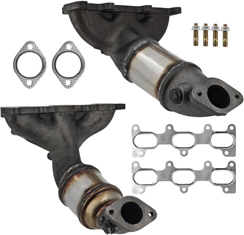 محول حفاز مناسب لسيارة Hyundai Tucson 2005-2009 لكيا سبورتاج 2005-2010 Sport V6 2.7L يسار يمين فقط محرك العجلات الأمامية 674-944 674-677 in Kuwait