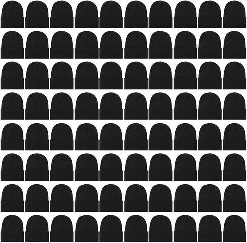 Toulite Bulk Winter Beanies for Homeless Donation Unisex Warm Knitted Beanie Hats Skull Cap in Kuwait