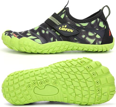 UBFEN Water Shoes for Kids Boys Girls Aqua Socks Barefoot Beach Sports Swim Pool Quick Dry Lightweight Toddler Little Big Kid in Kuwait