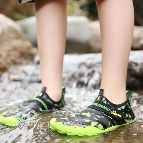 UBFEN Water Shoes for Kids Boys Girls Aqua Socks Barefoot Beach Sports Swim Pool Quick Dry Lightweight Toddler Little Big Kid in Kuwait