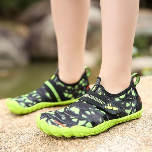 UBFEN Water Shoes for Kids Boys Girls Aqua Socks Barefoot Beach Sports Swim Pool Quick Dry Lightweight Toddler Little Big Kid in Kuwait