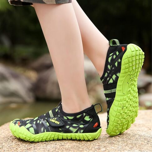UBFEN Water Shoes for Kids Boys Girls Aqua Socks Barefoot Beach Sports Swim Pool Quick Dry Lightweight Toddler Little Big Kid in Kuwait