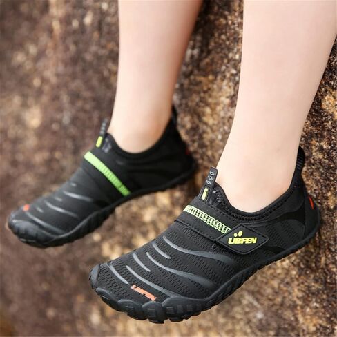 UBFEN Water Shoes for Kids Boys Girls Aqua Socks Barefoot Beach Sports Swim Pool Quick Dry Lightweight Toddler Little Big Kid in Kuwait