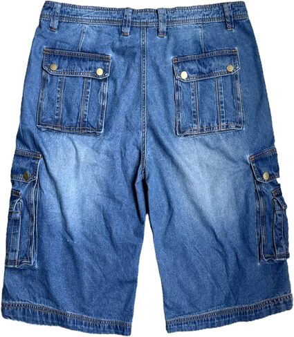 IDEALSANXUN Men's Casual Loose Fit Multi-Pockets Military Cargo Shorts in Saudi Arabia