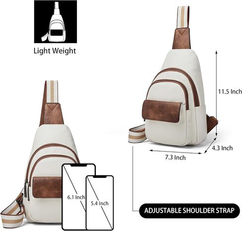 Sling Bag Crossbody Bags for Women Fanny Packs for Women Chest Bag for Work Shopping in Kuwait