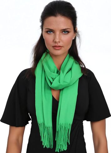 Ocomfly 100% Pashmina Scarf for Women - Premium Womens Scarves - Gift Boxed - Shawls or Wraps - Ultra Soft and Warm in Saudi Arabia