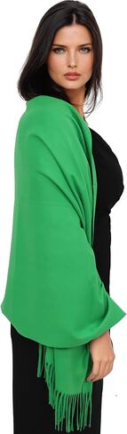 Ocomfly 100% Pashmina Scarf for Women - Premium Womens Scarves - Gift Boxed - Shawls or Wraps - Ultra Soft and Warm in Saudi Arabia