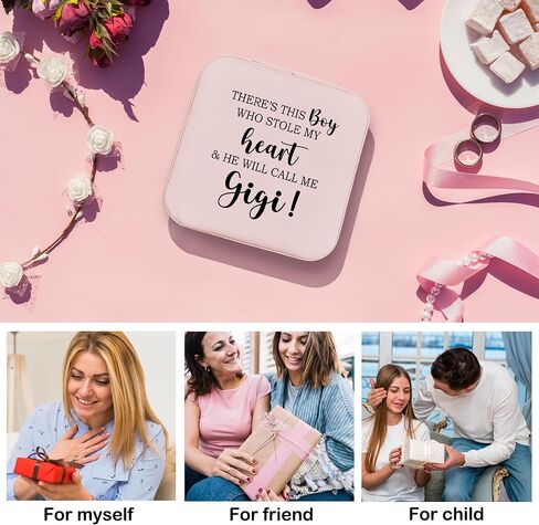 JRTW Travel Jewelry Case Cousin Gifts, Earrings Jewelry Box for Rings Necklaces, Cousin Birthday Gifts for Teen Girls, Travel Jewelry Organizer, Jewelry Case for Traveling Graduation Gifts for Girls in Saudi Arabia