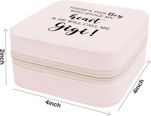 JRTW Travel Jewelry Case Cousin Gifts, Earrings Jewelry Box for Rings Necklaces, Cousin Birthday Gifts for Teen Girls, Travel Jewelry Organizer, Jewelry Case for Traveling Graduation Gifts for Girls in Saudi Arabia