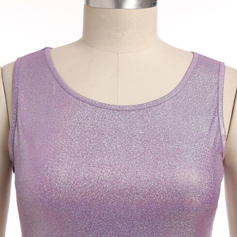 AFAVOM Women Metallic Sequin Praise Dance Dress Asymmetric Ruffle Overlay Dress Liturgical Lyrical Dancewear Worship Costume in Kuwait