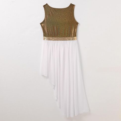 IBAKOM Praise Dance Dress Women Worship Overlay and Tunic Baggy Pant Metallic Lyrical Dance Costume Liturgical Dancewear in Saudi Arabia