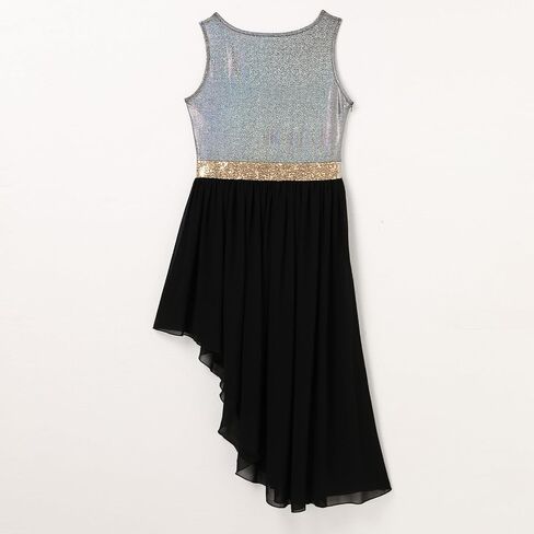 IBAKOM Praise Dance Dress Women Worship Overlay and Tunic Baggy Pant Metallic Lyrical Dance Costume Liturgical Dancewear in Kuwait