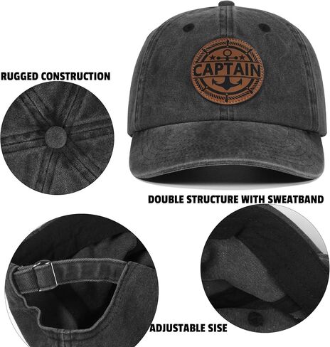 Captain Hat for Men Women,Cool Boat Gifts for Boat Owners,Boating Gifts Accessories for Dad in Saudi Arabia