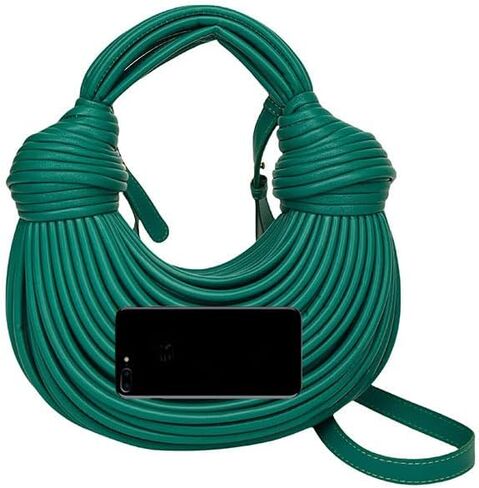 اليد المنسوجة الخبز المرأة مخلب مقبض علوي حقيبة الكتف Crossbody الإبداعية الشعرية المحافظ تحت الإبط حقيبة يد in Kuwait