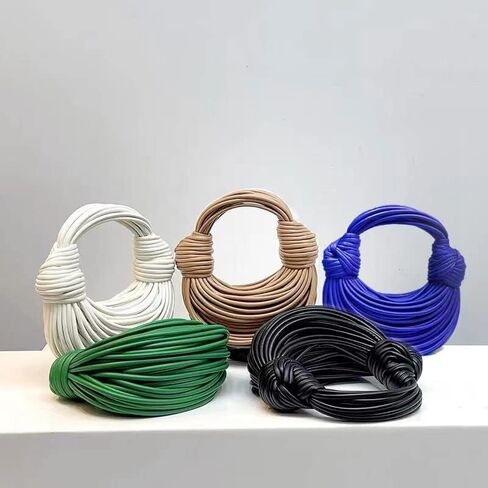 اليد المنسوجة الخبز المرأة مخلب مقبض علوي حقيبة الكتف Crossbody الإبداعية الشعرية المحافظ تحت الإبط حقيبة يد in Kuwait